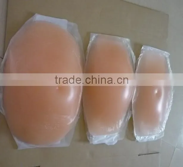 different sizes100% medical Artificial Baby Tummy, Belly Silicone Pregnant Belly|Fake Baby Belly