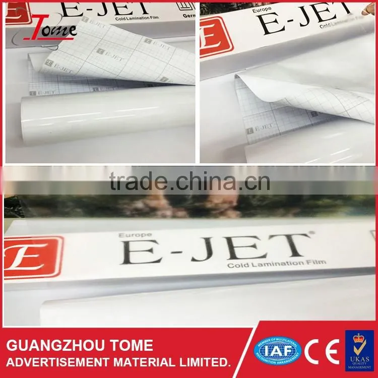 Guangzhou factory 140gsm PVC adhesive vinyl with low price
