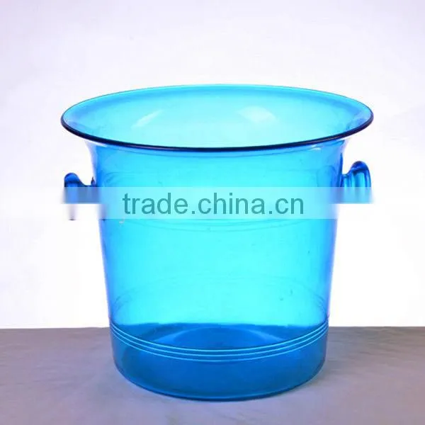 2014 Blue Insulated plastic ice wine bucket