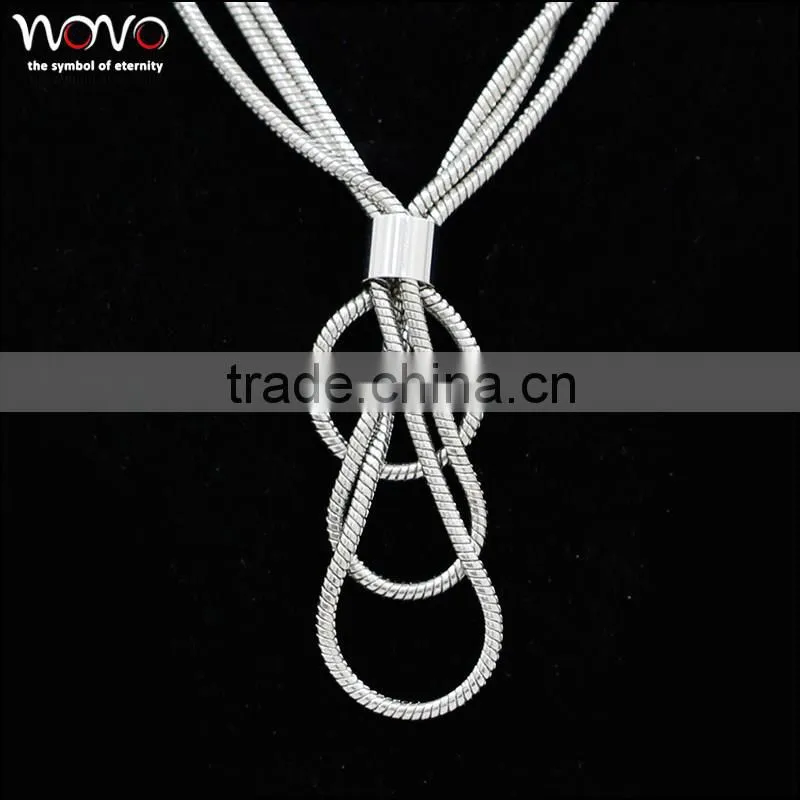 simple deign fashion chain alloy necklace
