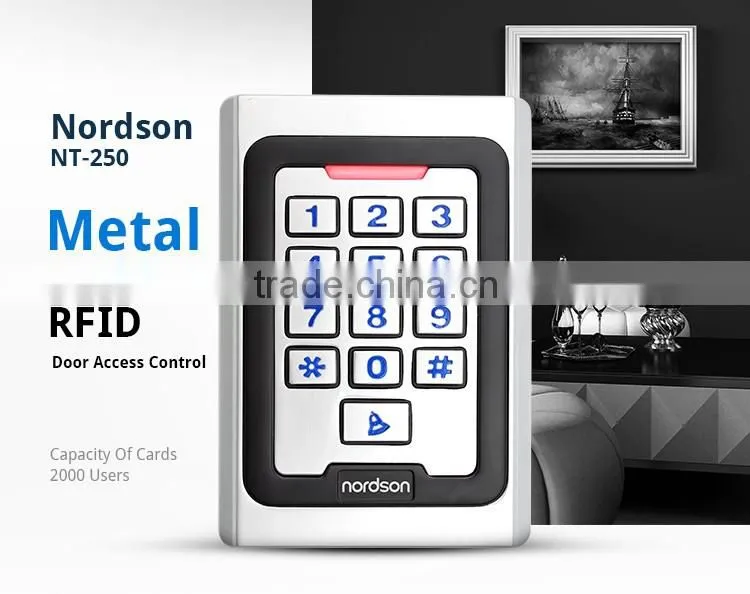 Nordson NT-250 Waterproof Metal Standalone RFID Door Access Control for Single Door Entrance