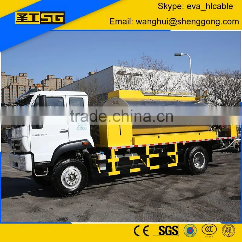 TOP Sale HGY5255GLQ 13Ton Asphalt Rubber Sprayer Truck for sale