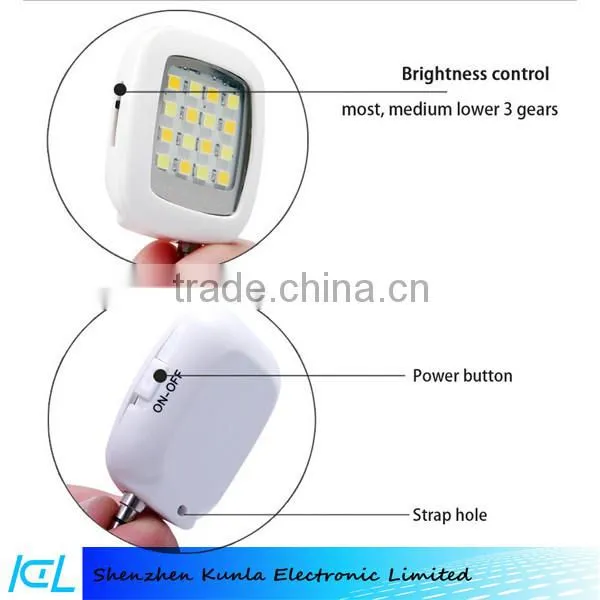 Universal Portable Mini Led Flash Video Light for iPhone