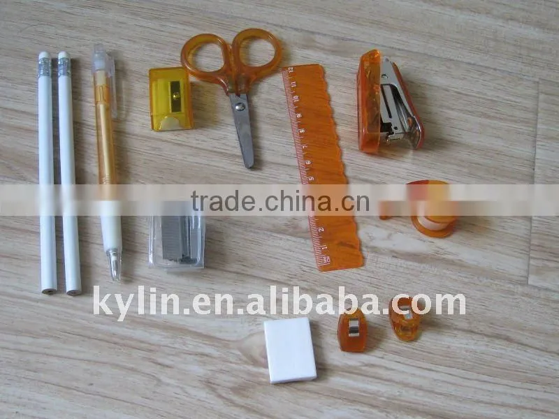 school kids stationery set