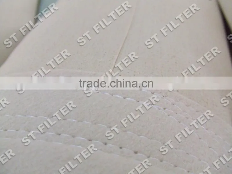 PPS dust bag,water oil repellent filter bag,Dia160*6100mm