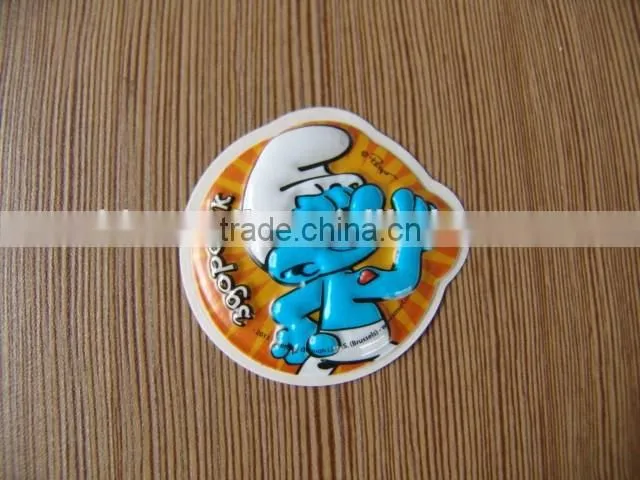 custom pvc sticker,3d embossing pvc sticker
