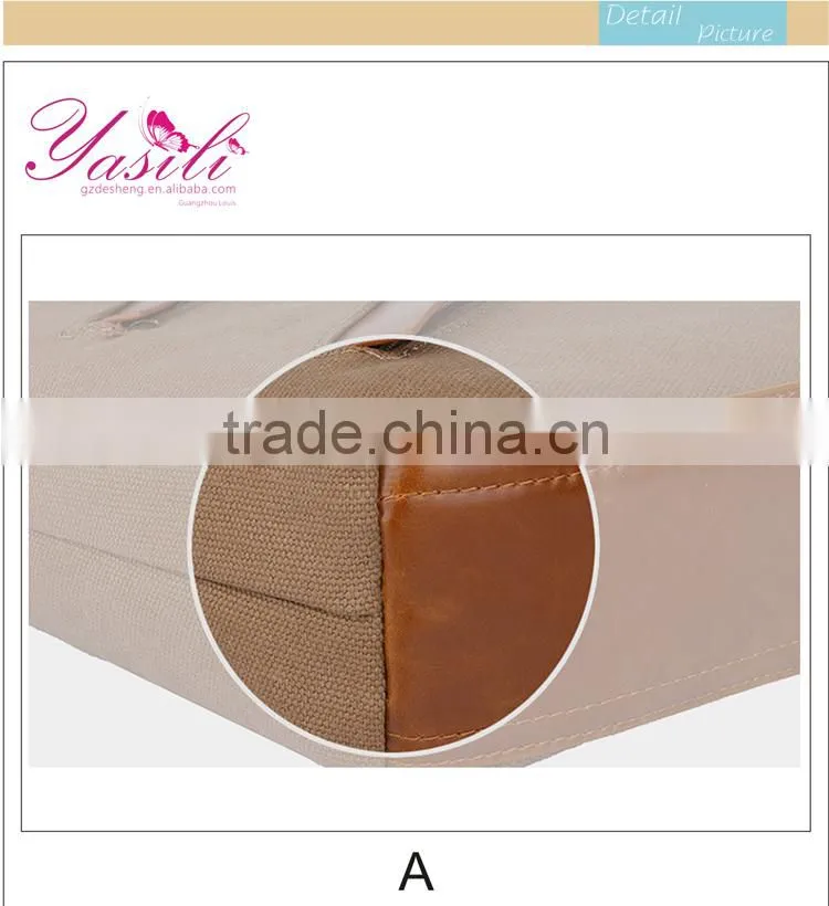 canvas shoulder tote bag for university students