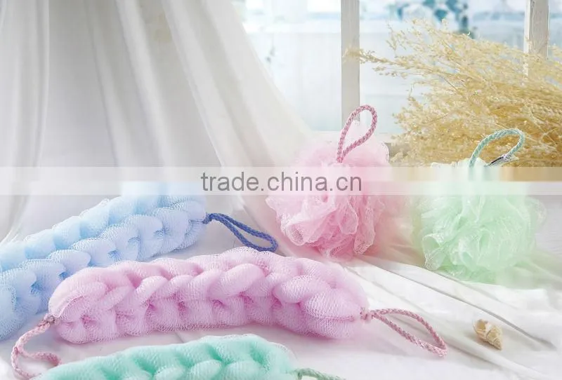 flower shape shower mesh sponge