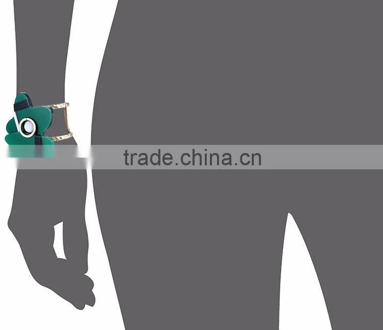 Fashion jewelry hot selling High Quality Jewelry Gold Plated open cuff Bangle