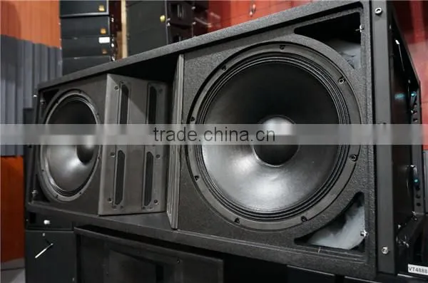VT4889 3-way 2x15" passive line array speakers