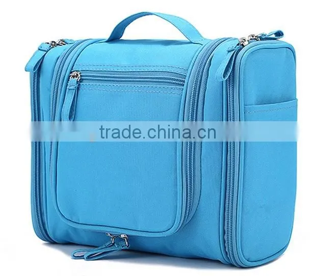 new travel toiletry wash cosmetic bag makeup storage case hanging grooming with handle