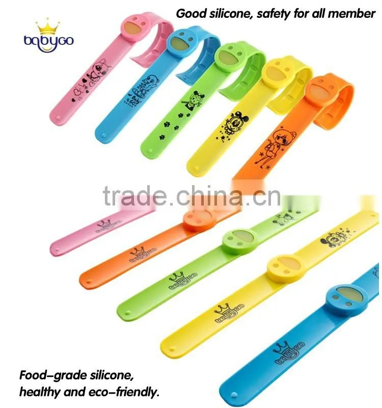 Cartoon baby slap bracelet repel mosquito band