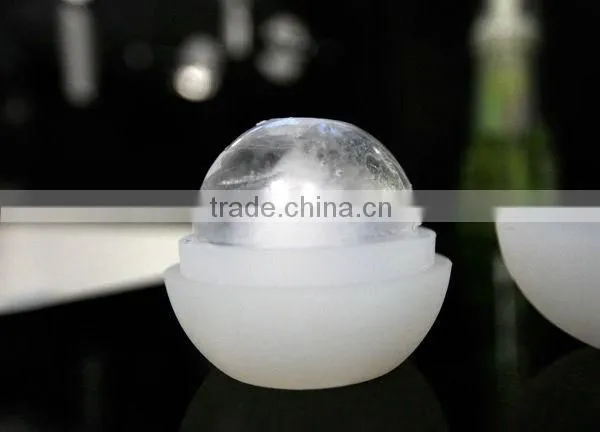 Hot sale 3D silicone ball shape ice cube tray