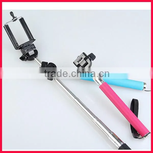 Z07-5 Selfie Stick Handheld Monopod with Bluetooth Button for Android/IOS Smart Phone