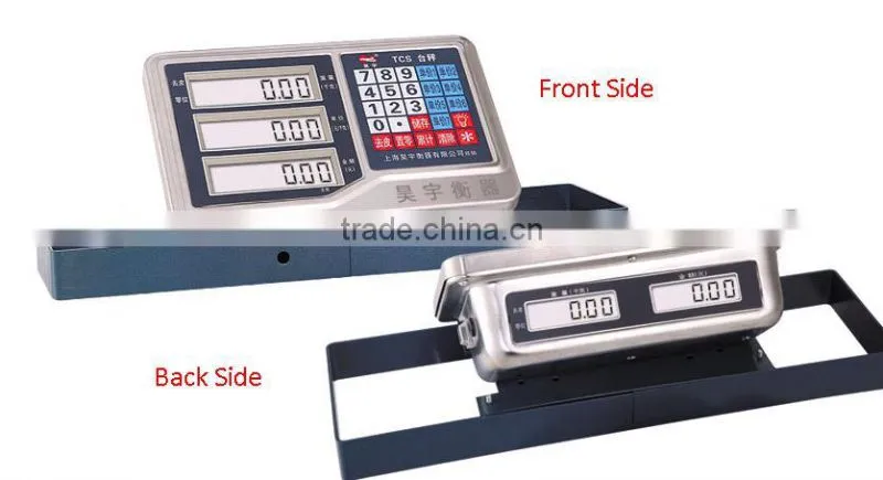 Floor scale indicator