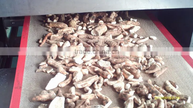 industrial continous feeding microwave coffee bean/nuts roasting machine