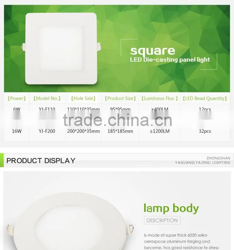 12W ce and Rohs certificate die casting led down light