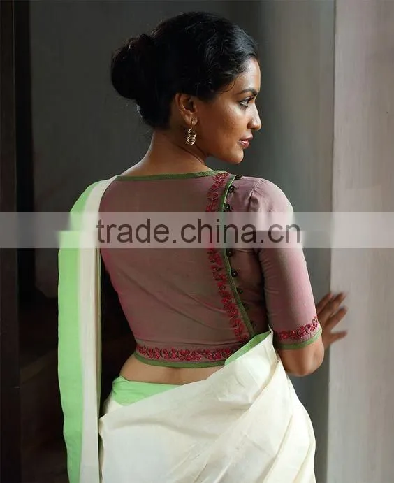 machine embroidery designs of saree blouse neck