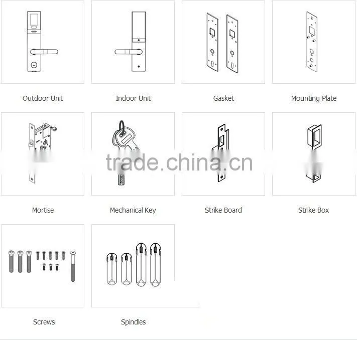 Facial recognition access keypad biometric lock