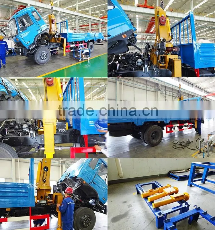 14.5 m Hoisting Height 8 Ton Dump Truck With Crane