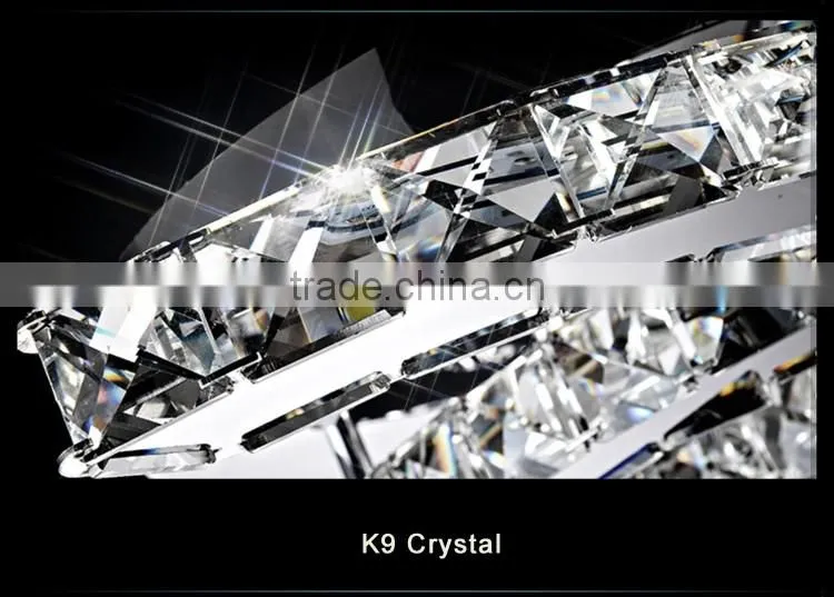 K9 Crystal Chandelier 220V Modern LED Crystal Ceiling Lamp