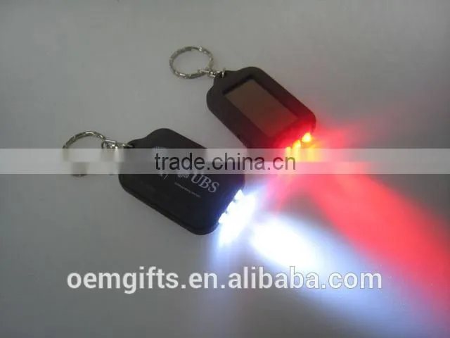 Hot 3 LED solar Keychain,Solar LED flashlight,LED key lamp