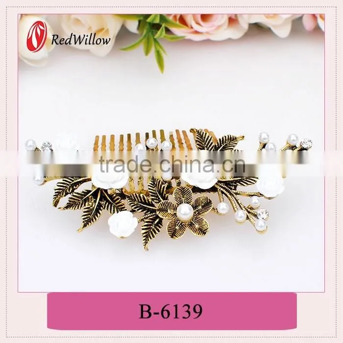 Beautiful Hot Sale alloy salon hair claw,flower claw clip hair flower clip claw,fancy hair claw