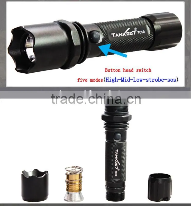 cree soldering polce training flashlight TANK007 TC19