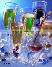 Souvenir Drinking Glass ( Coral with Blue Fish )