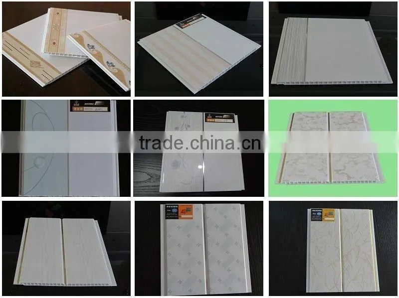 2011latest width 25cm marble grain of pvc board