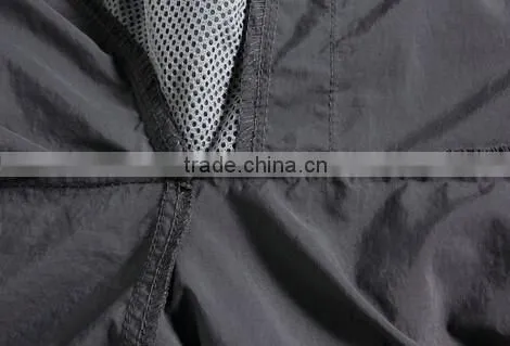 Mens Quick Dry Camping Hiking Fishing Shirt Anti Sun UV Detachable Sleeve Shirt