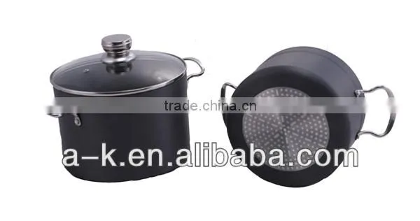 Aluminum coooking pot aluminium pot with lid