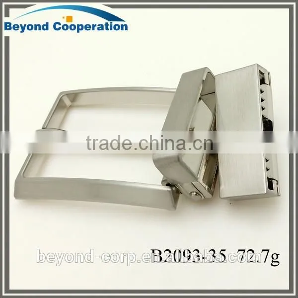 Fashion men's rotatory pin buckle vortical belt buckle rotary clamp pin buckle
