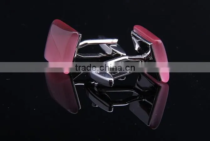 Opal Cufflink,Charming Pink,Brown Opal Cufflink For Men