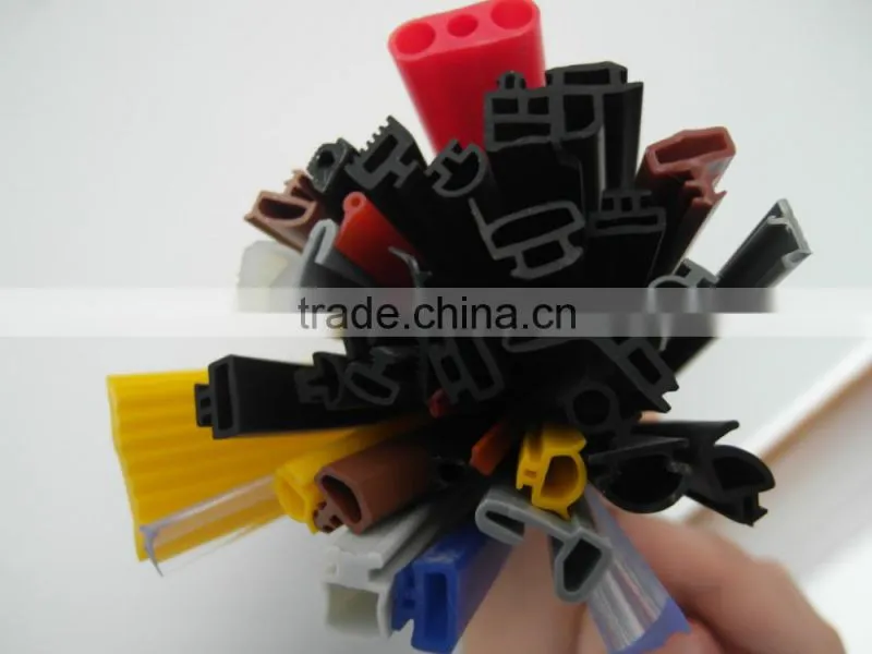 window and door plastic PVC profile extrusion/pvc bubble gasket in China EPK-21-4.5