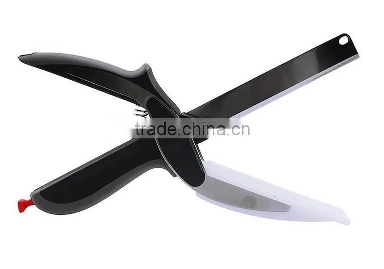 factory wholesales Stainless Steel Clever Cutter 2-in-1 Knife