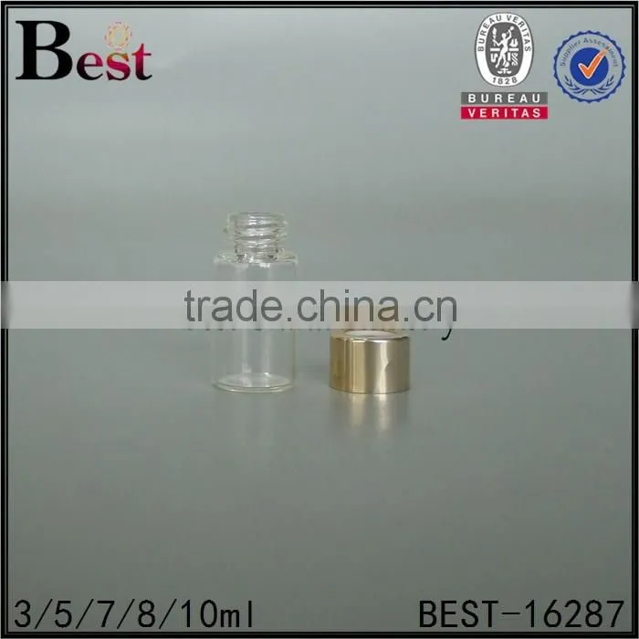 1ml 2.5ml 4ml 6ml 7ml 8ml high quality colored borosilicate glass tube bottle for testing