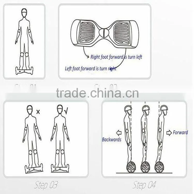 2015 new electric smart High Power 2 Mini wheel electric scooter self balancing