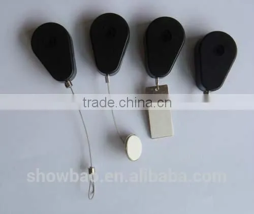 Anti-theft pull box / cable retractor / recoiler / security tether