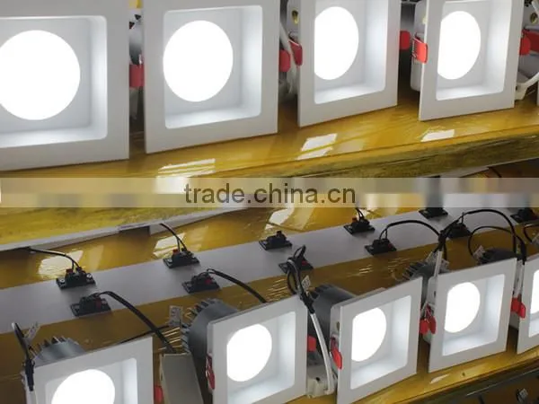 5 years warranty COB 20w led square fixed and adjustable downlight with dimmable driver