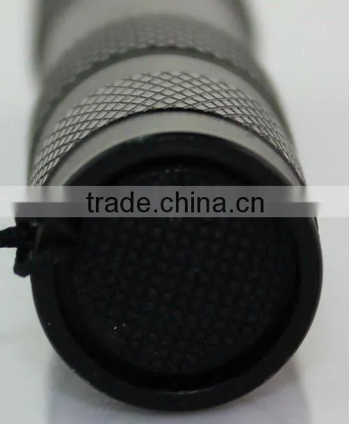 1pc Straw hat LED Aluminum flashlight