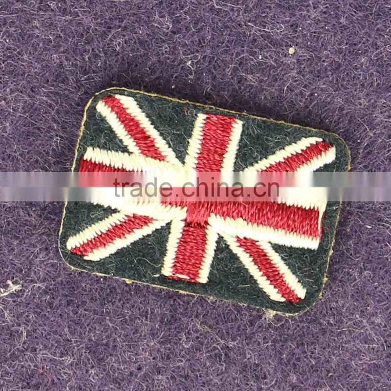 Iron-on embroidered patch,customized self-adhesive embroidery patch