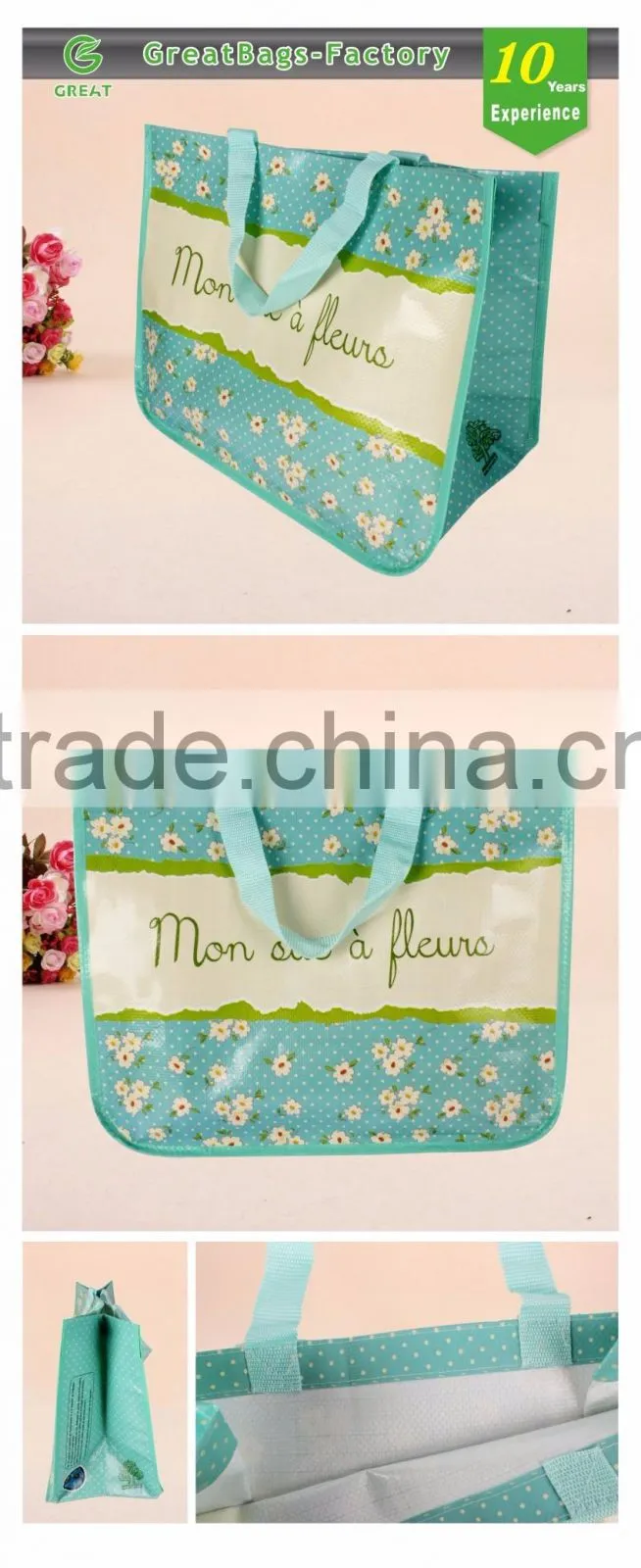 Promo Polypropylene PP Woven Bag, Laminated PP Woven Bag, pp woven bag with zipper