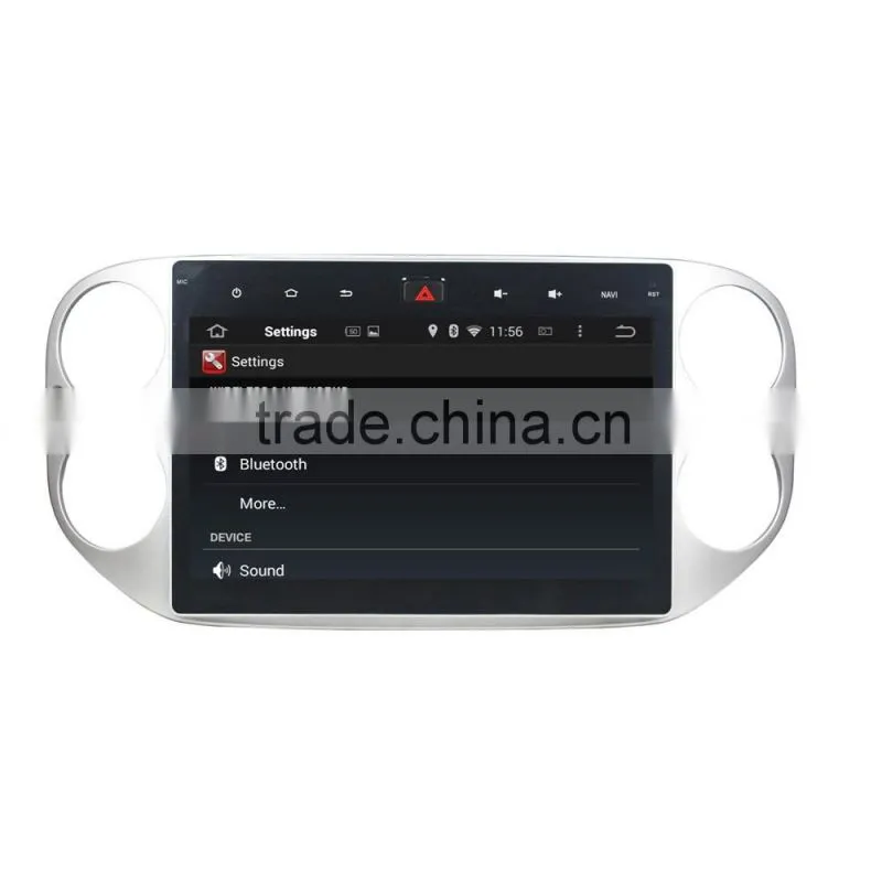 10.1 HD Android 5.1 car multimedia system in dash for volkswagen tiguan navigation radio 2013-2015