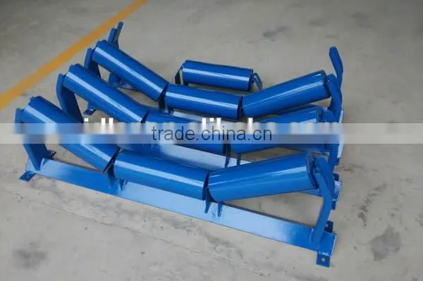 Trough frame for belt conveyor