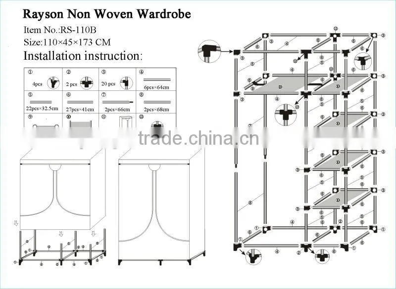 Wardrobe storage units