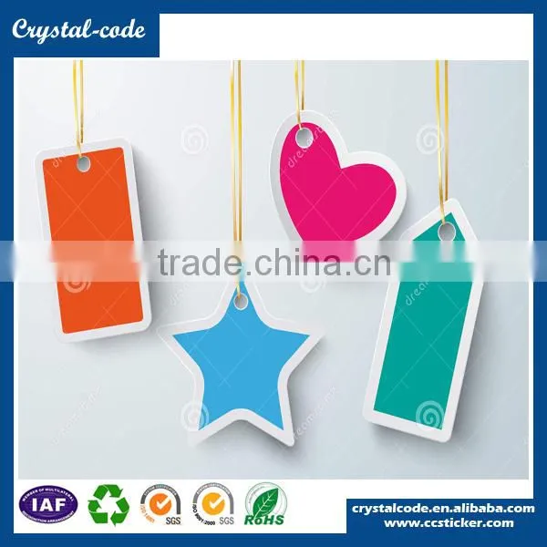 Waterproof strong sdheaive paper price tag