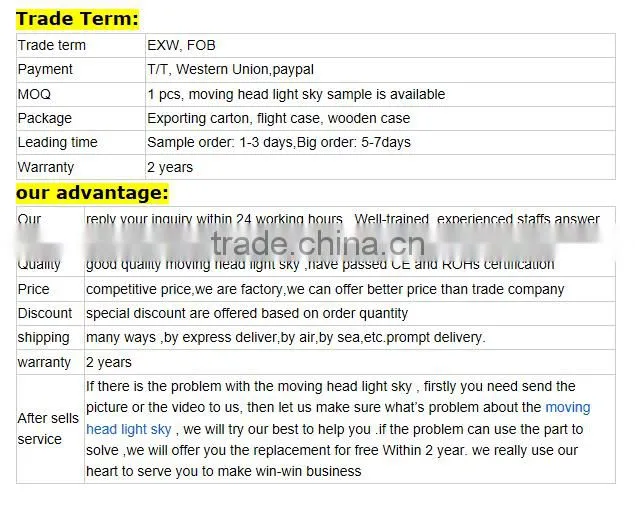 factory price 280W 10R beam light