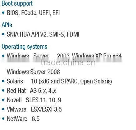 QLE2564 QLogic 8Gbps Quad-Port Fibre Channel PCIe Host Bus Adapter