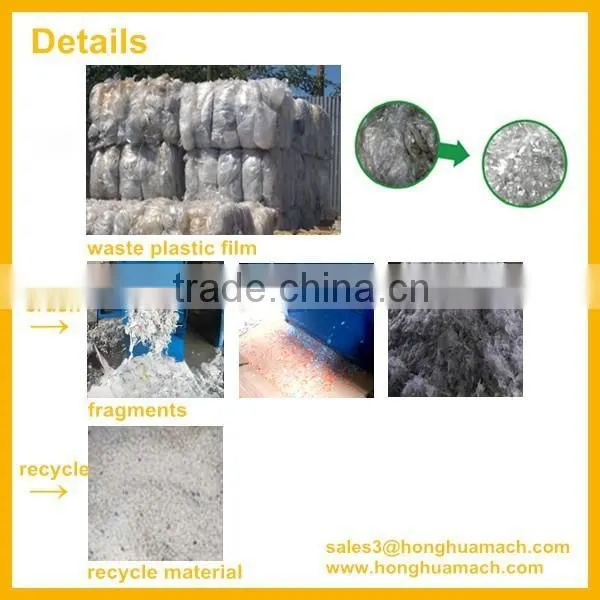 Waste plastic crush machine